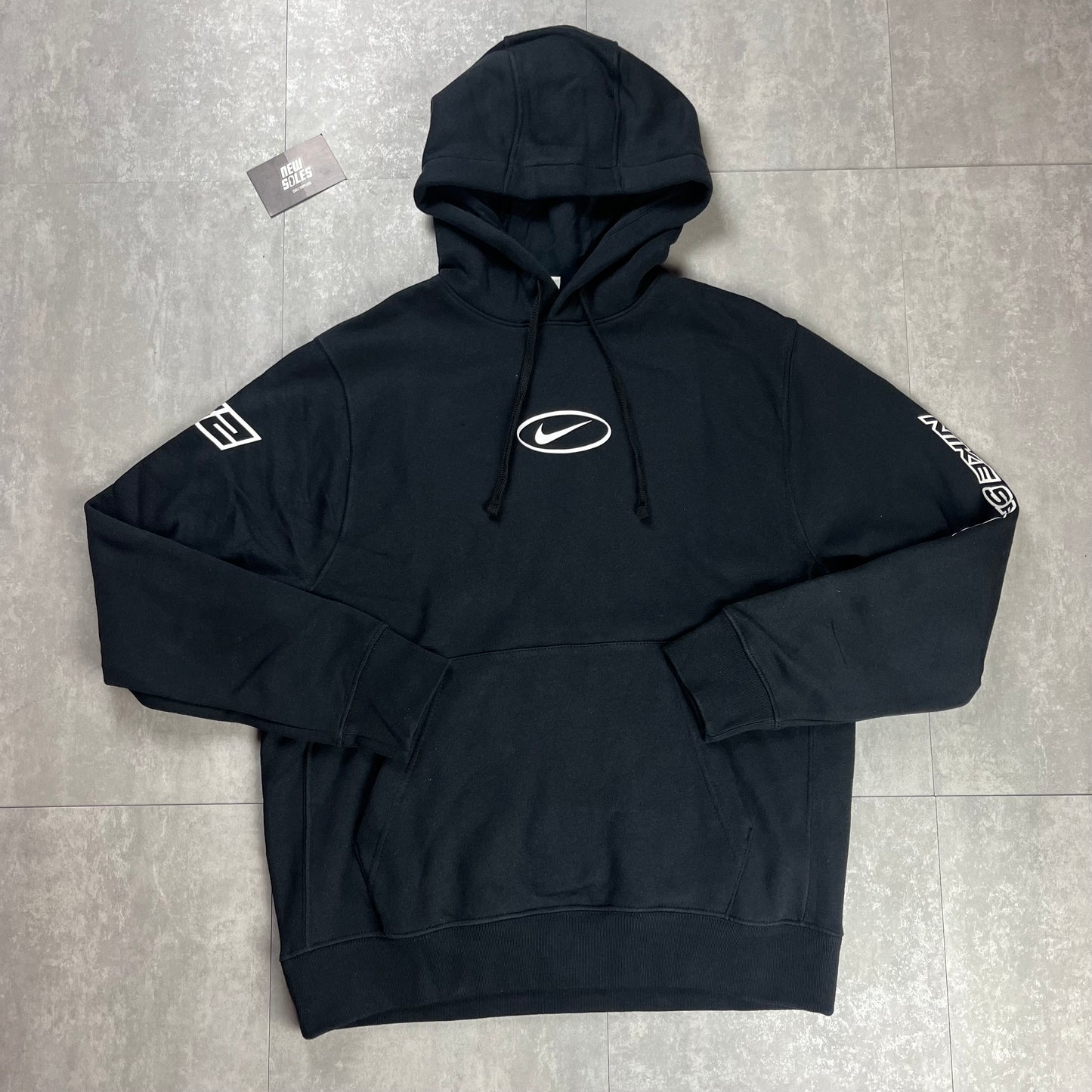 Nike Swoosh Central Logo Tracksuit Hoodie ‘Black’