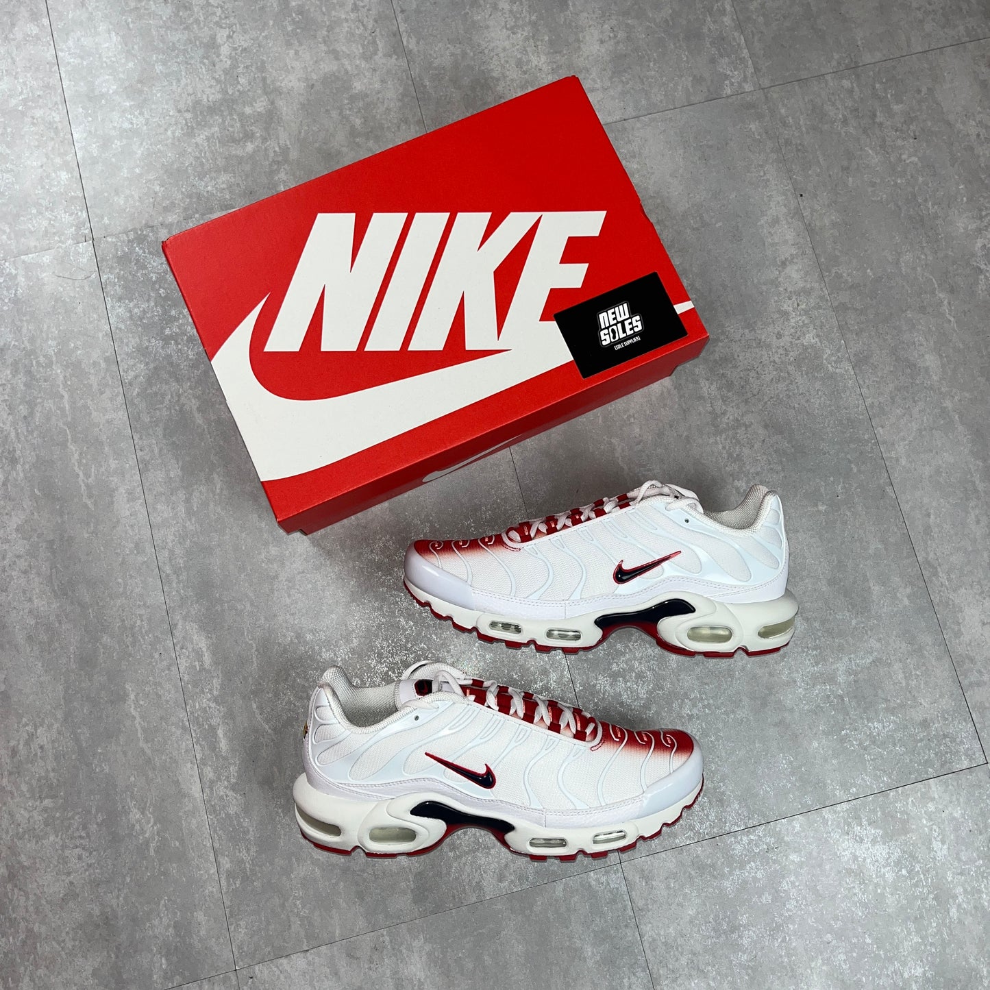 Nike Air Max Plus TN 'White/Red'