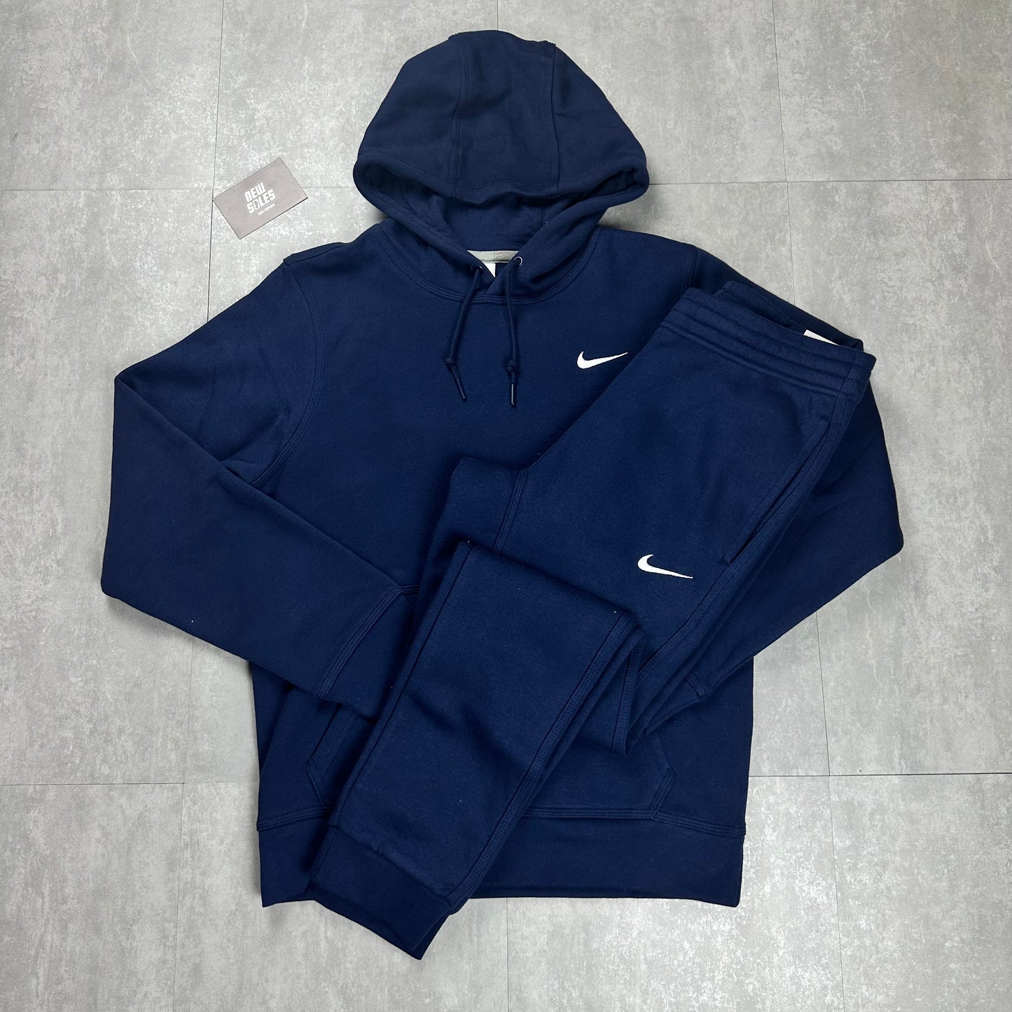 Nike Club Swoosh Full Tracksuit 'Navy'