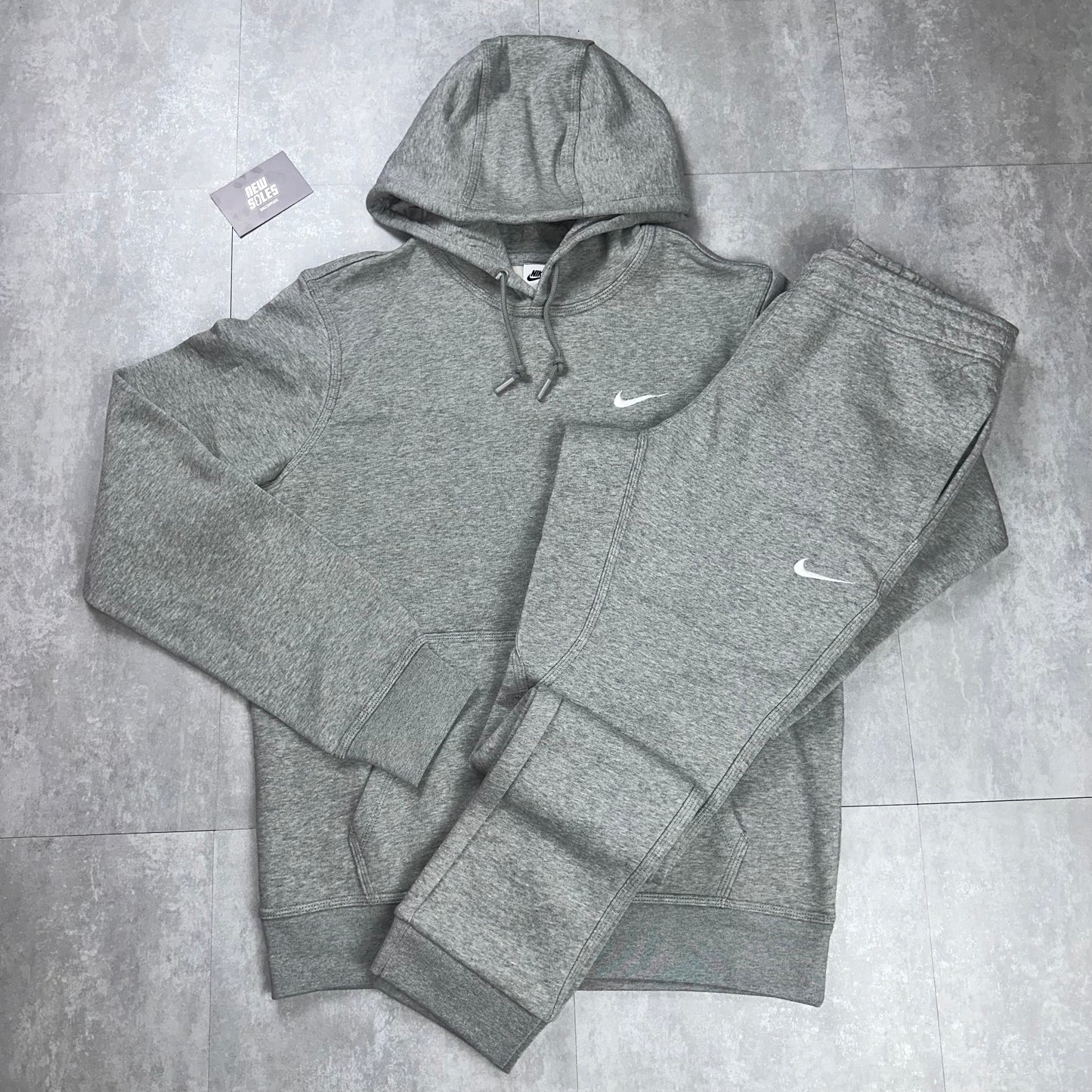 Nike Club Swoosh Full Tracksuit 'Grey'