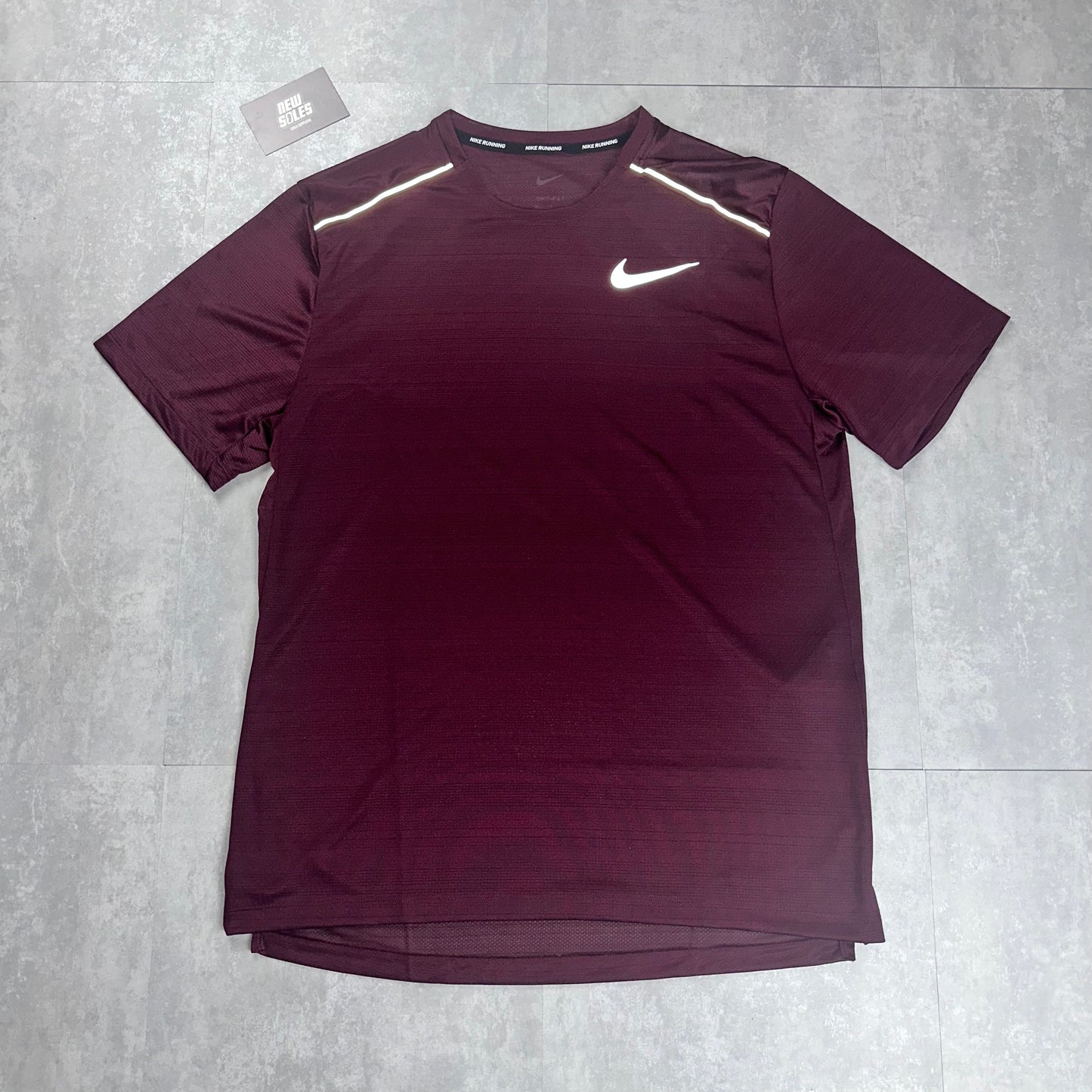 Nike Miler 1.0 T-Shirt 'Maroon'