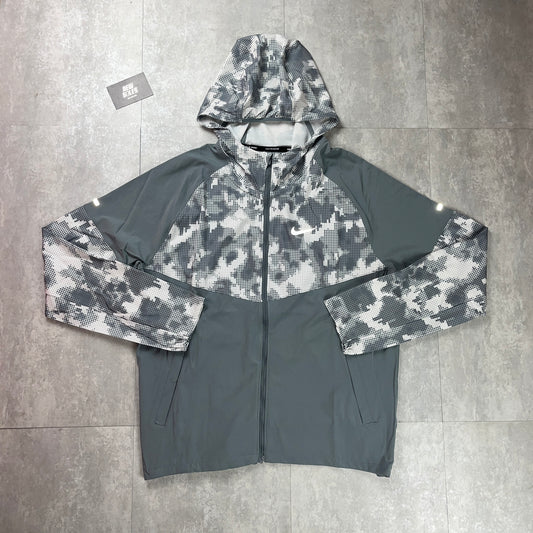 Nike Repel Miler Windrunner Jacket Grey Camo