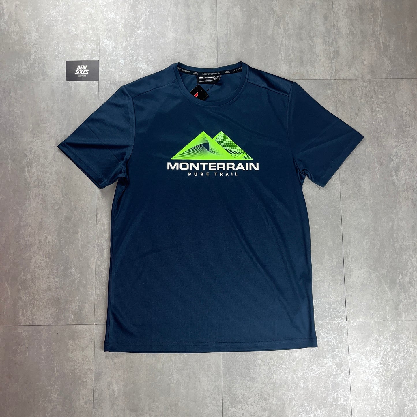 Monterrain Glow T-Shirt ‘Navy/Lime’
