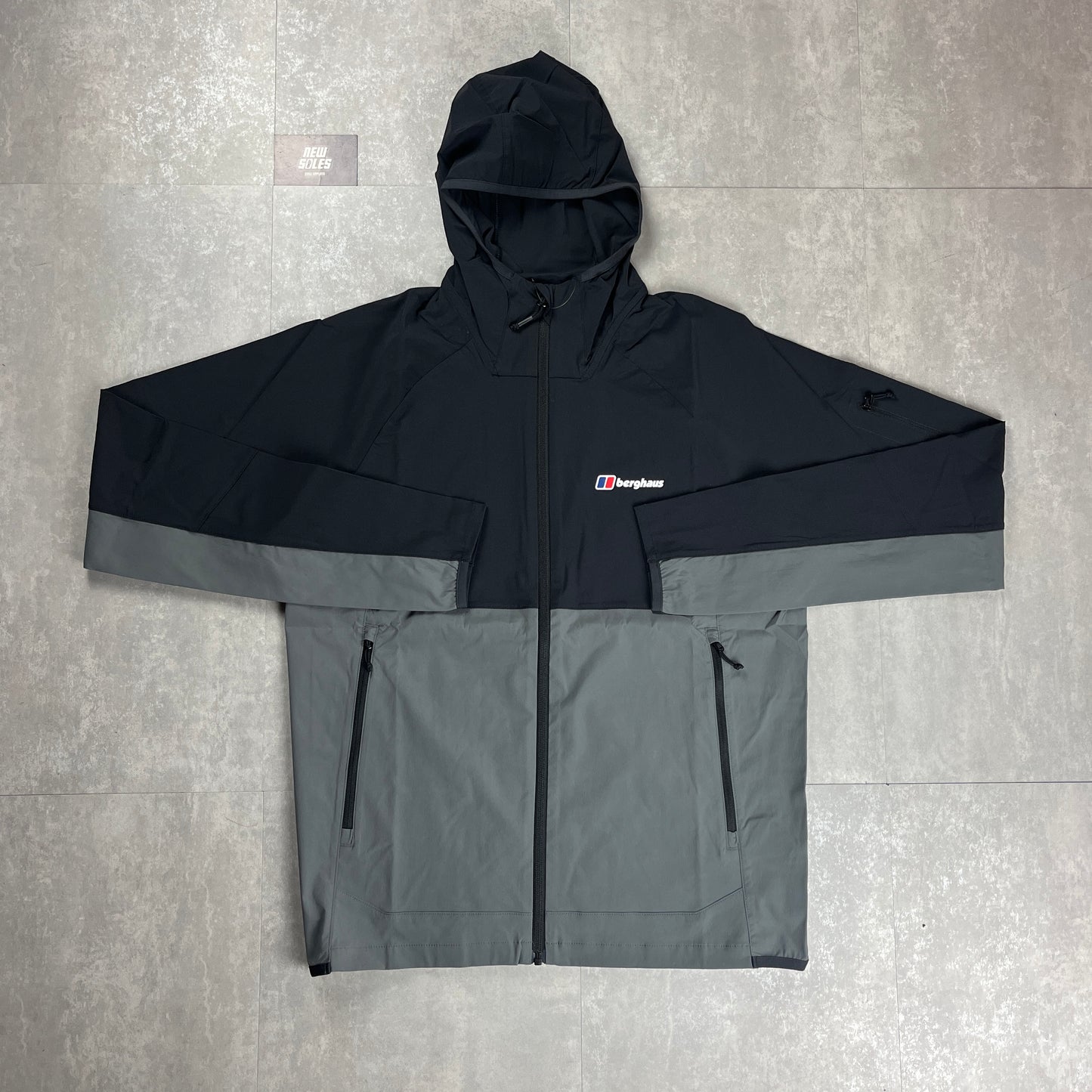 Berghaus Theran Full Zip Hoodie ‘Black/Grey’