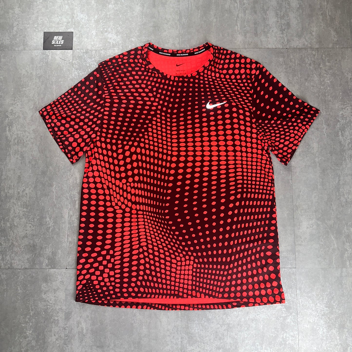 Nike Miler All Over Print T-Shirt ‘Red’