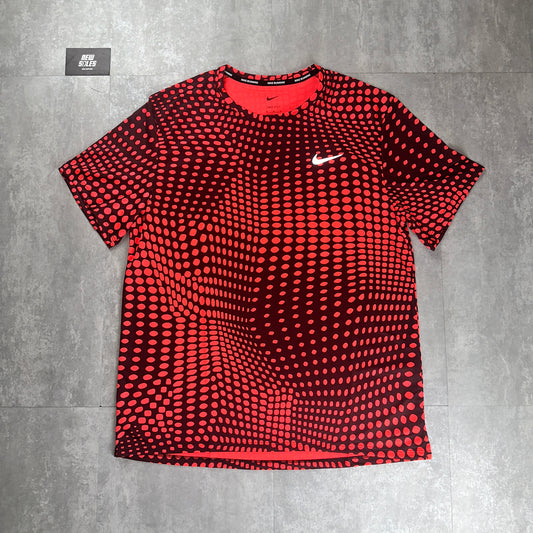 Nike Miler All Over Print T-Shirt ‘Red’