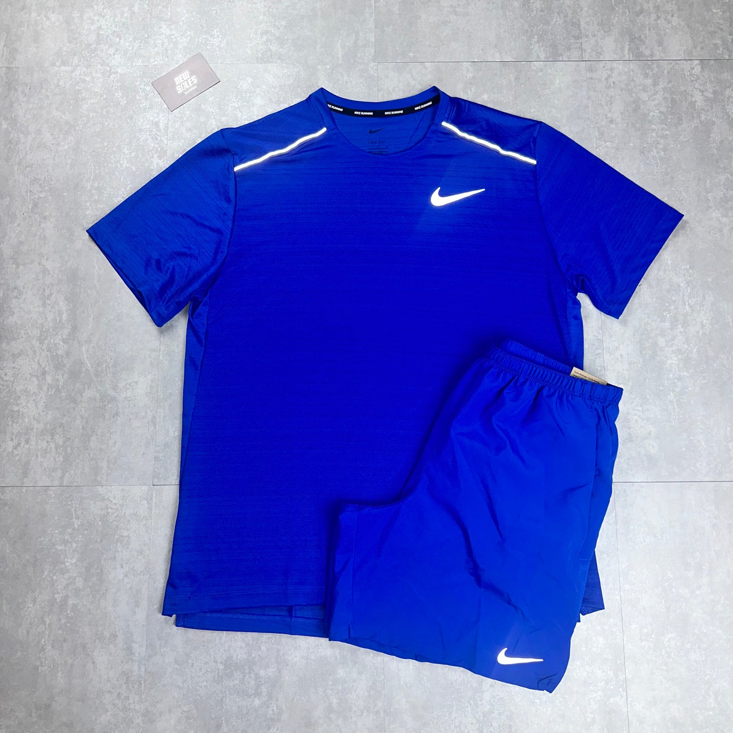 Nike Miler 1.0 & Challenger Shorts Set 'Royal Blue'