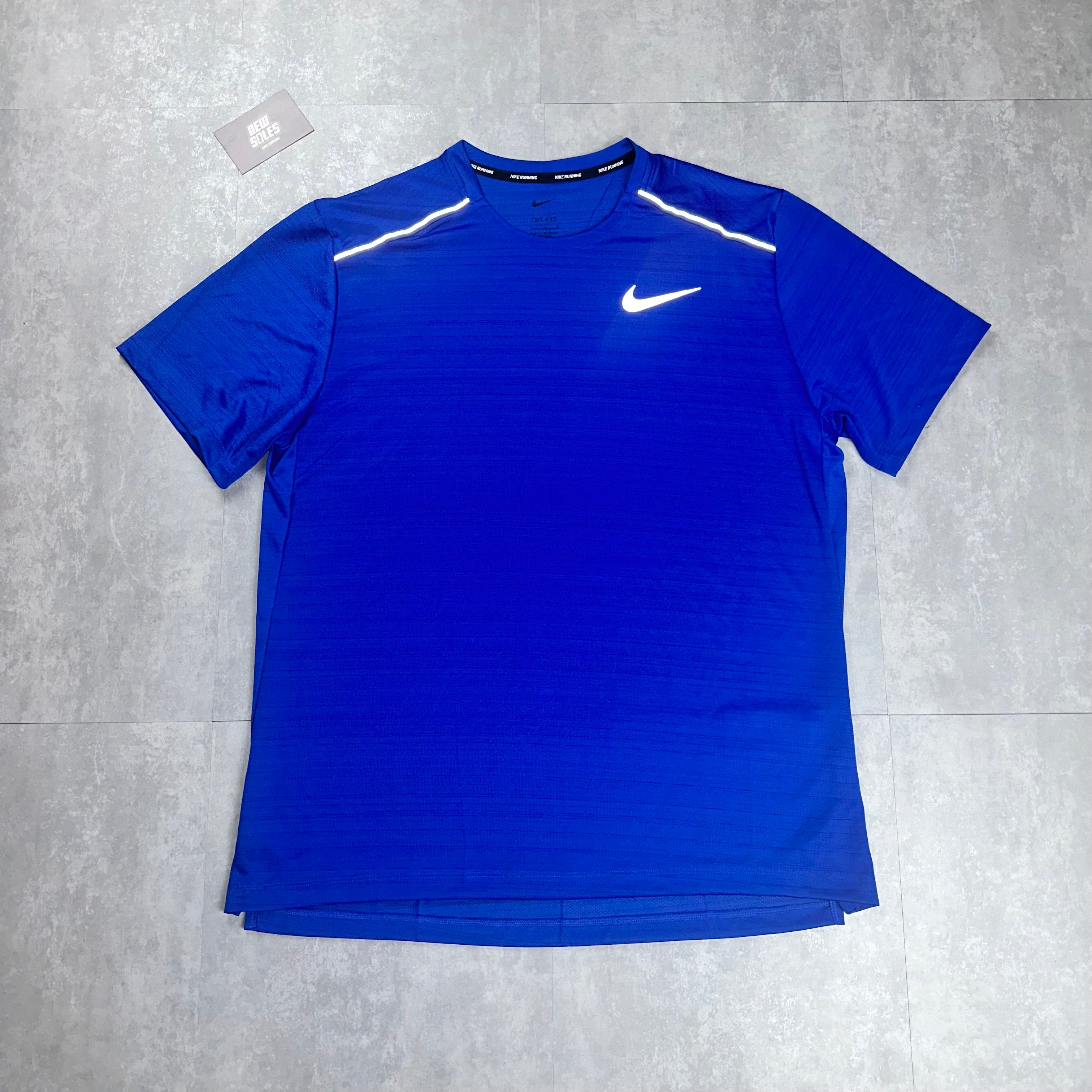 Nike Miler 1.0 T Shirt Royal Blue Newsoles