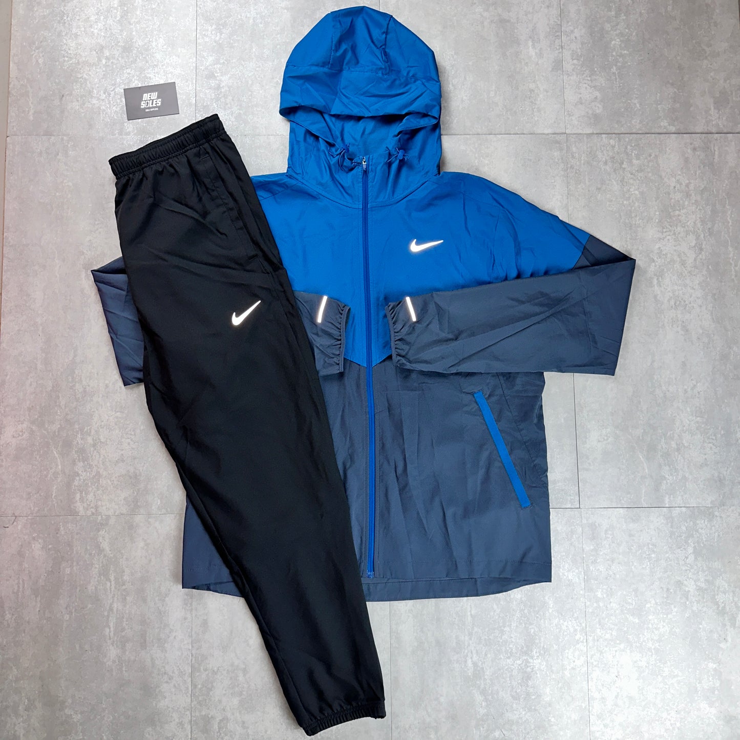 Nike Windrunner & Challenger Tracksuit Pants 'Thunder Blue/Black'