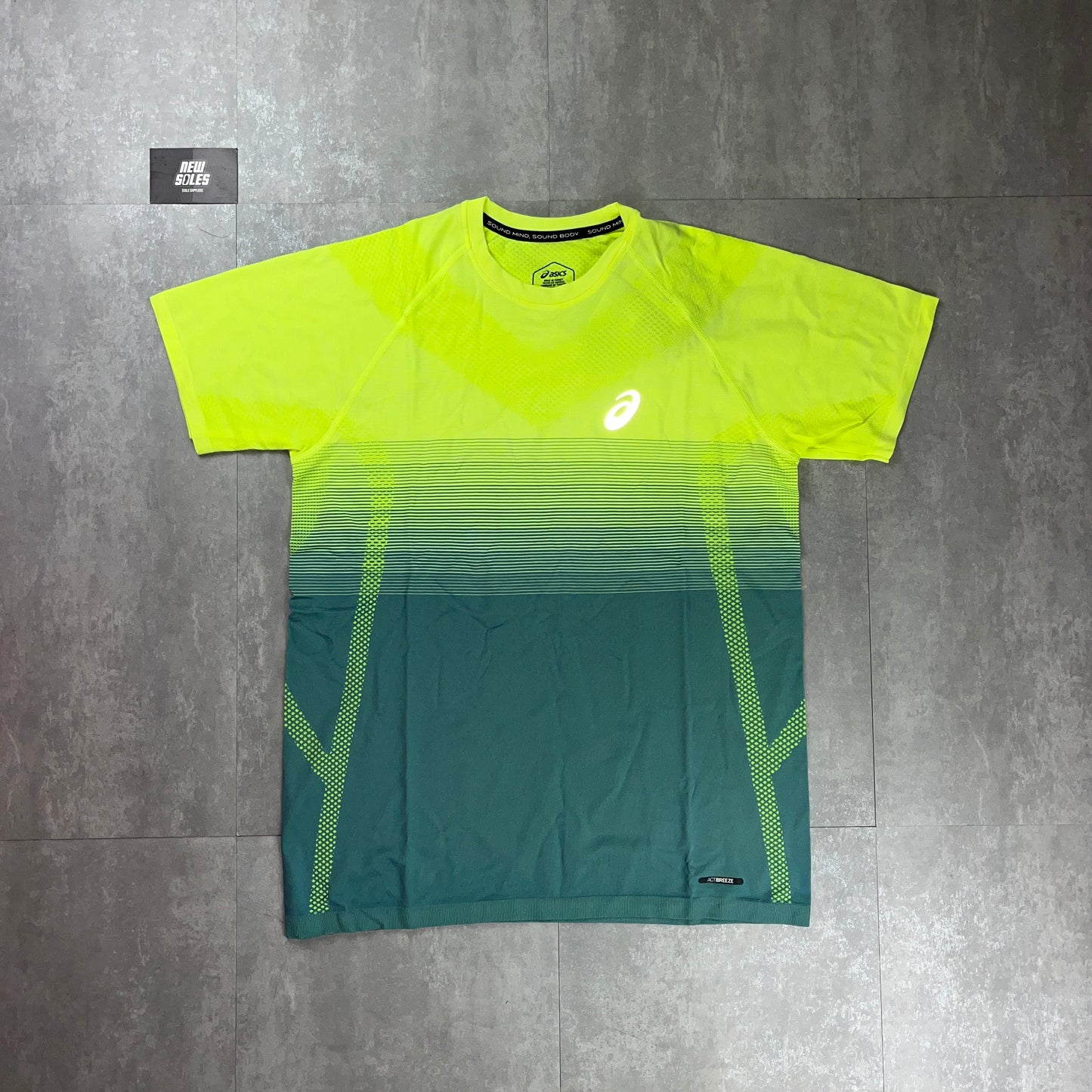 Asics Seamless T-Shirt ‘Safety Yellow/Celadon’