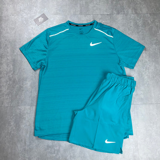 Nike Miler 1.0 & Challenger Shorts Set 'Dusty Cactus'