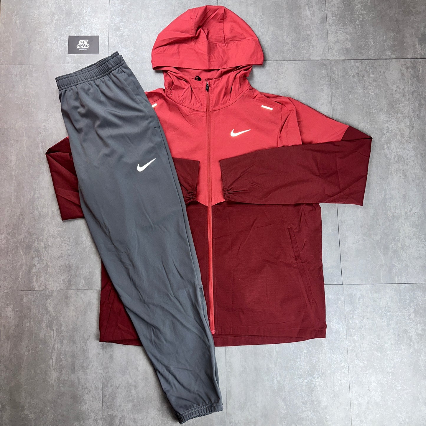 Nike Windrunner & Challenger Tracksuit Pants 'Adobe/Grey'