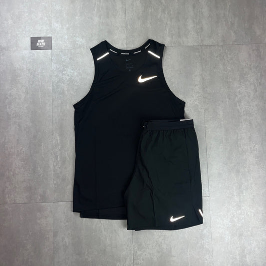 Nike Miler Vest 1.0 & Flex Stride Shorts Set 'Black'