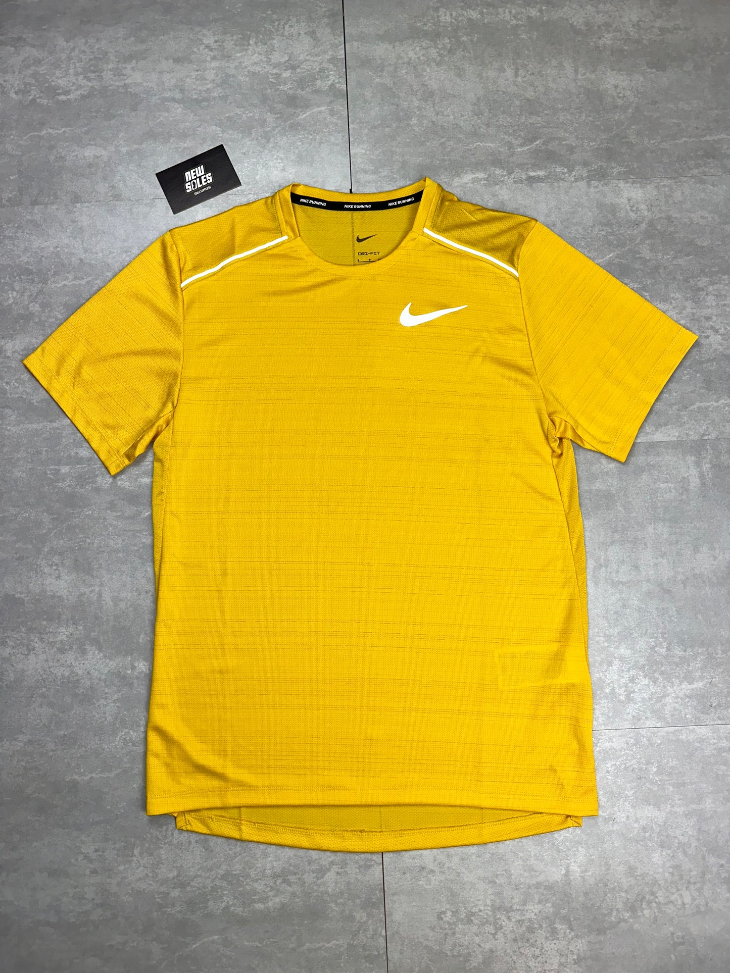 Nike Miler 1.0 T-Shirt 'Yellow Sulphur'