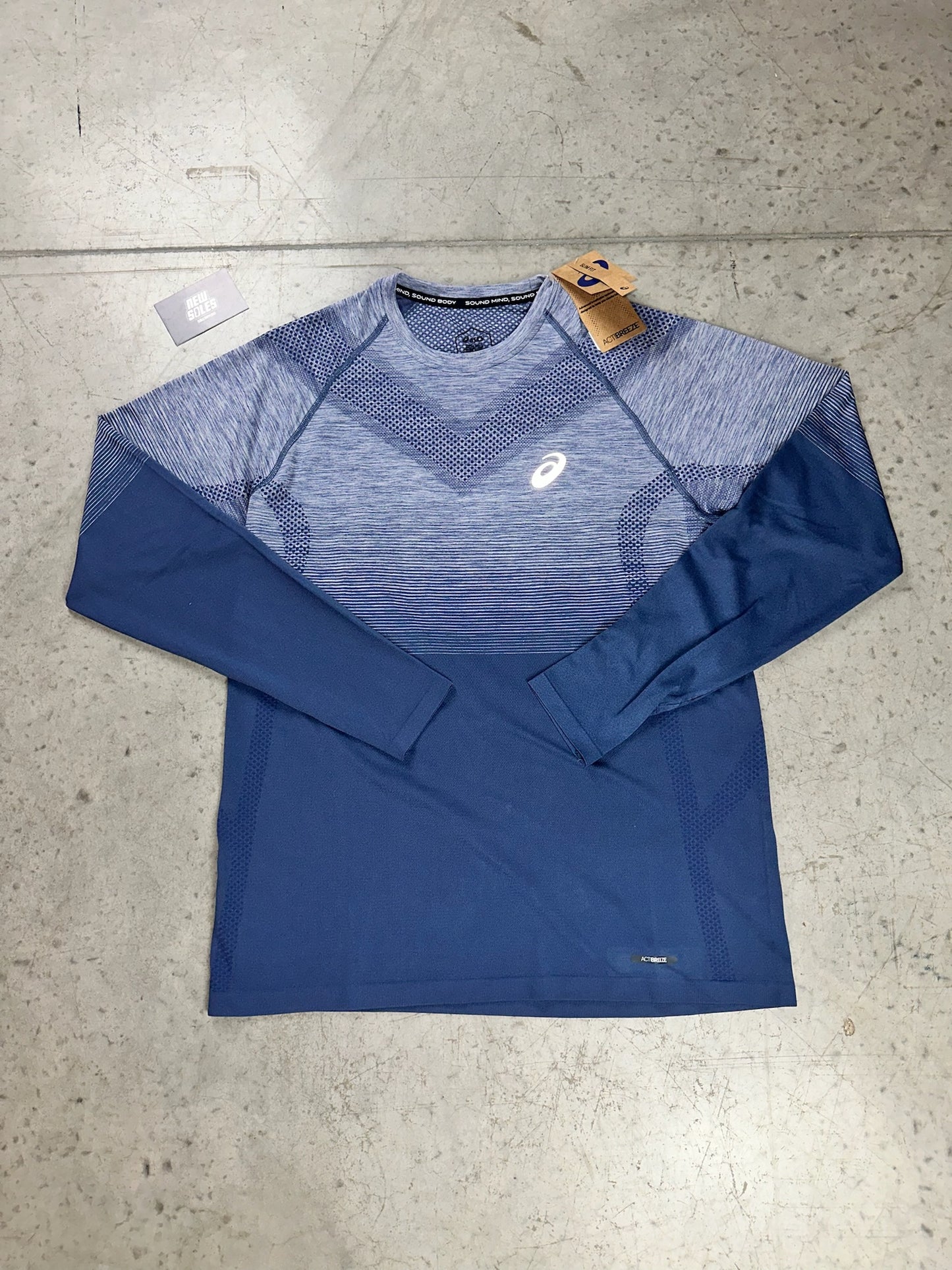 Asics Seamless LS T-Shirt 'Thunder Blue'