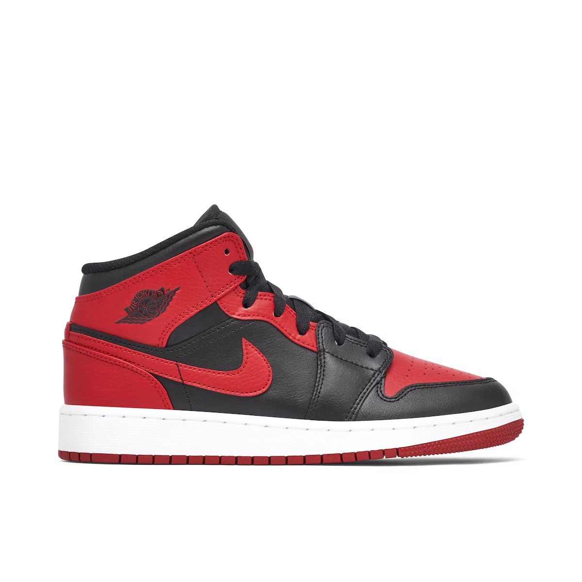 Air Jordan 1 Mid 'Bred' GS