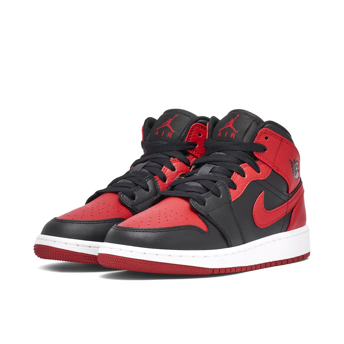 Air Jordan 1 Mid 'Bred' GS