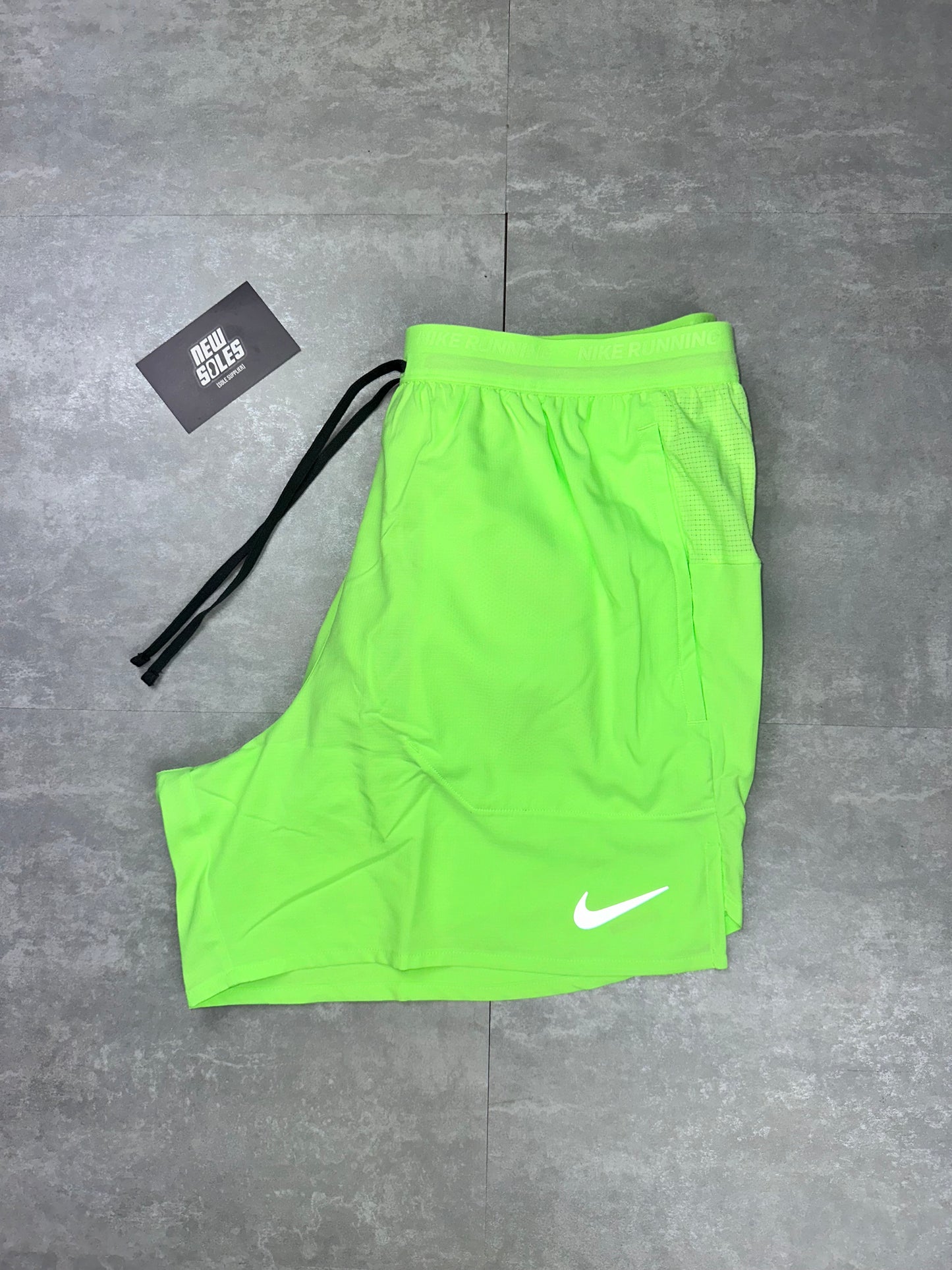 Nike Flex Stride 5" Shorts 'Neon Ash'