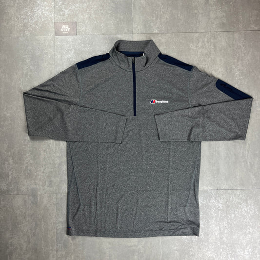 Berghaus Tech 1/4 Zip ‘Grey/Navy'
