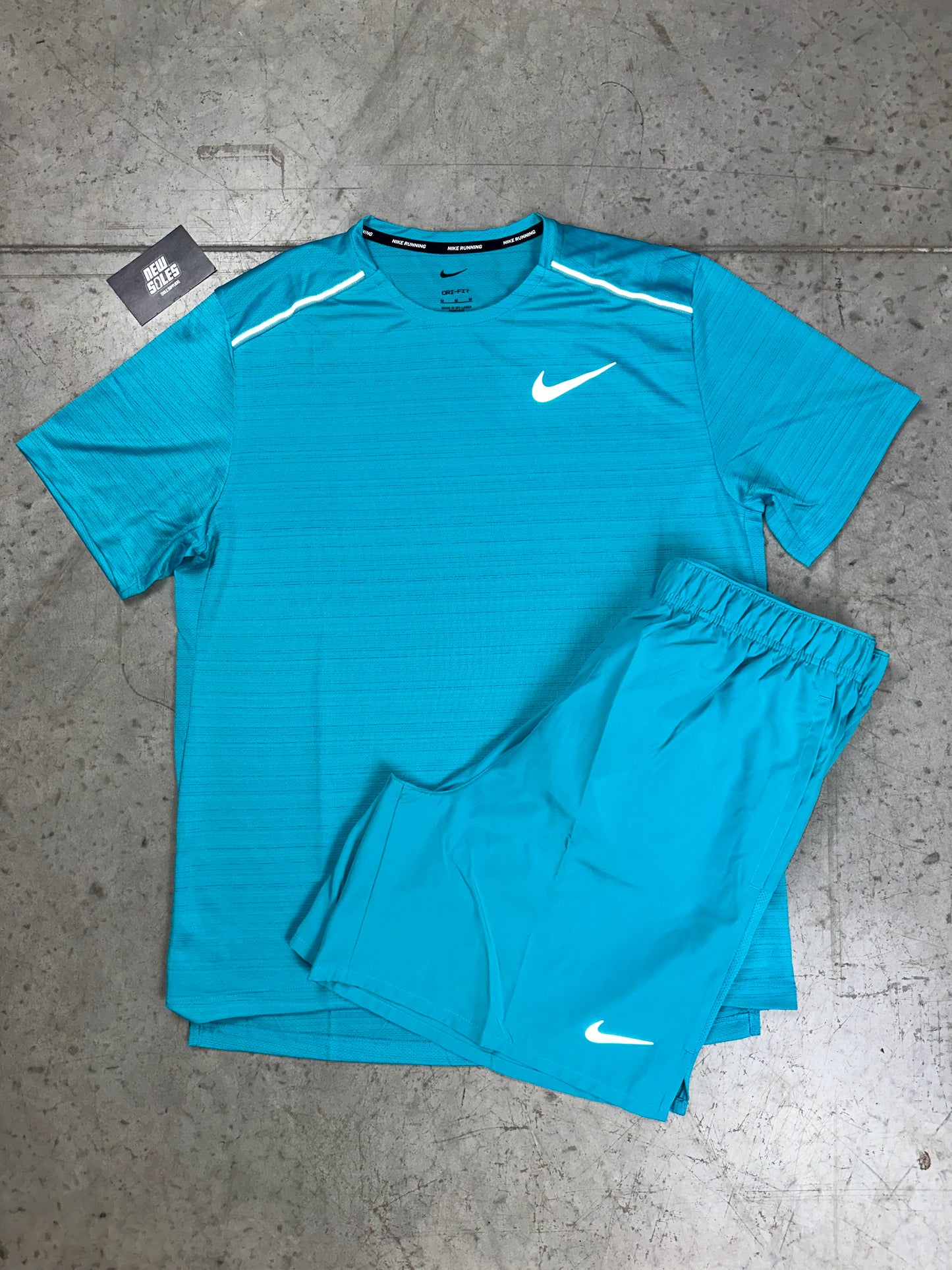 Nike Miler 1.0 & Challenger Shorts Set 'Dusty Cactus'