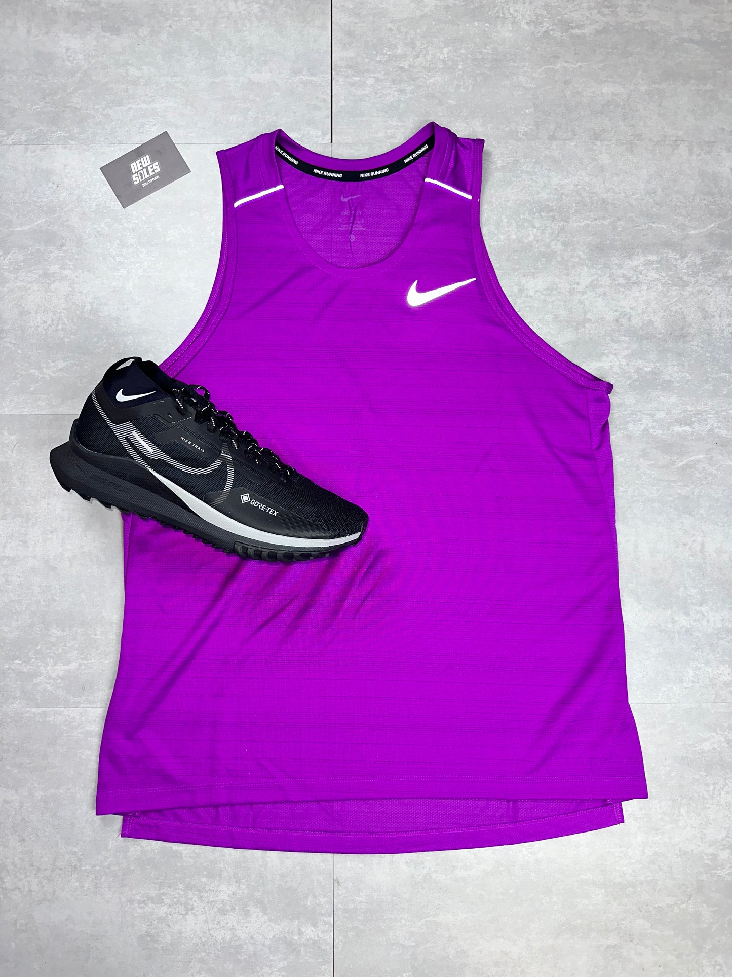 Nike Miler 1.0 Vest T-Shirt 'Purple Grape'