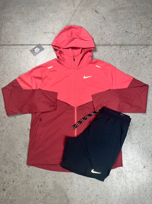 Nike Windrunner & Flex Stride Shorts Set 'Adobe/Black'